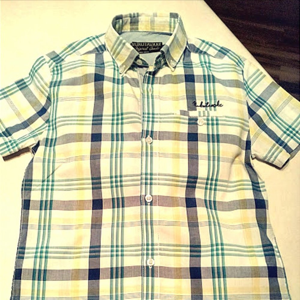 **Nukutavake(Mayoral) Plaid Imported Boys Shirt-8